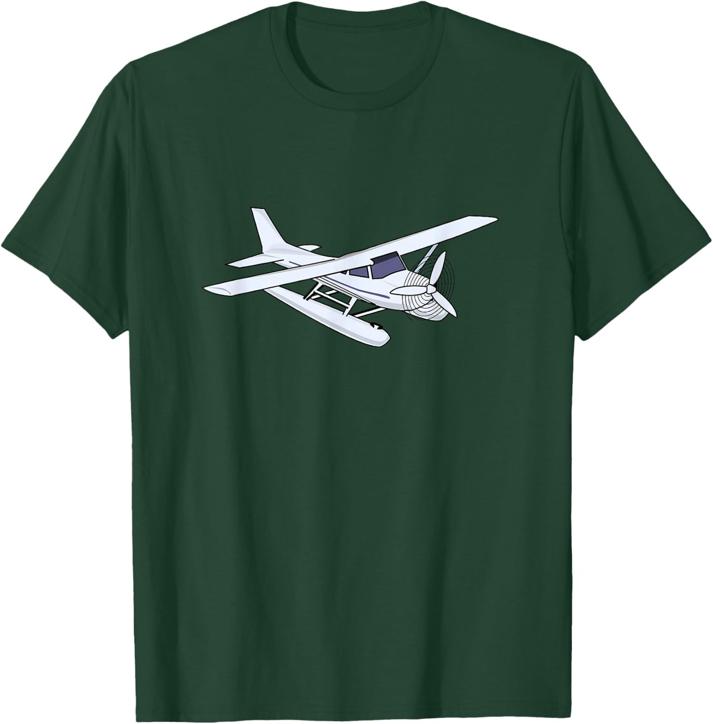 Float Plane Aeroplane Aviation T-Shirt - T-Shirt | Forest