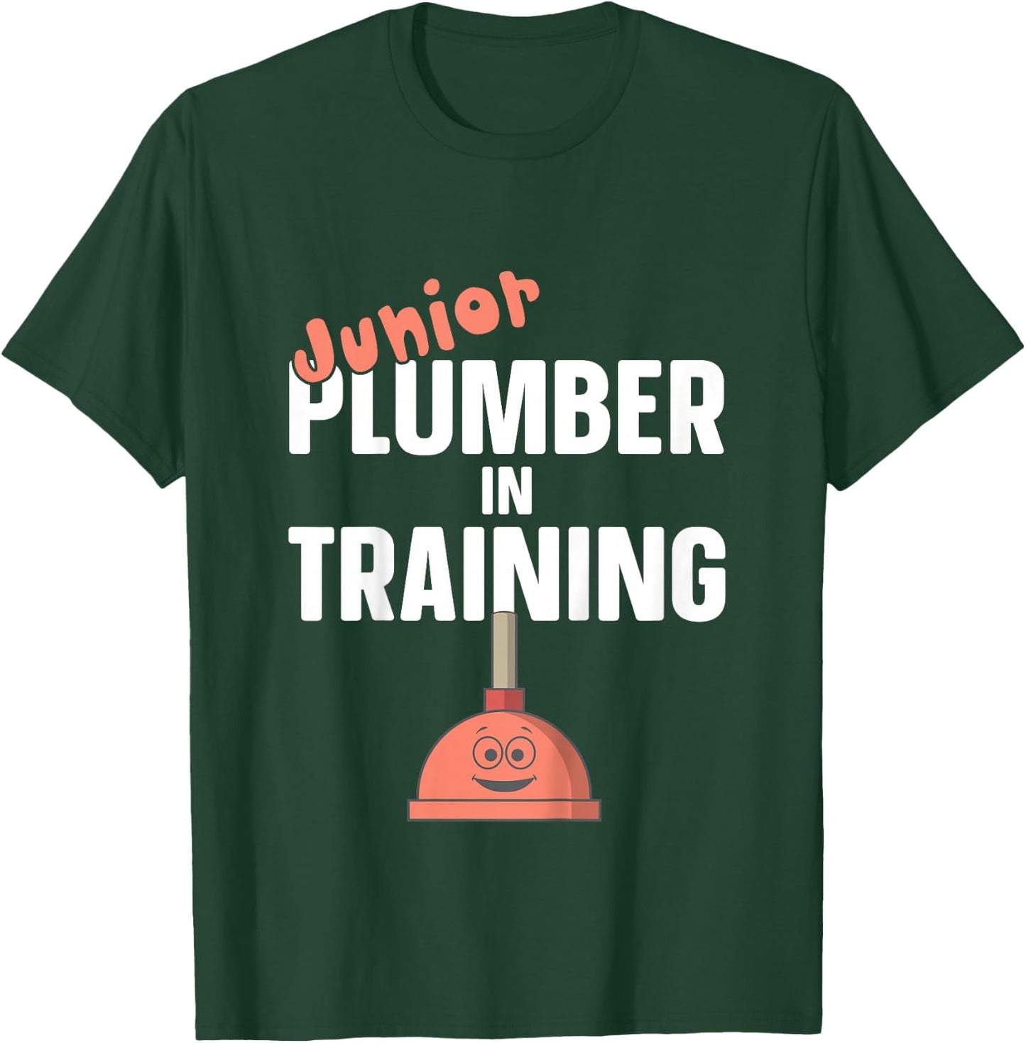 Junior Plumber in Training Plumbing Son Daughter Boy Girl T-Shirt - T-Shirt | Forest