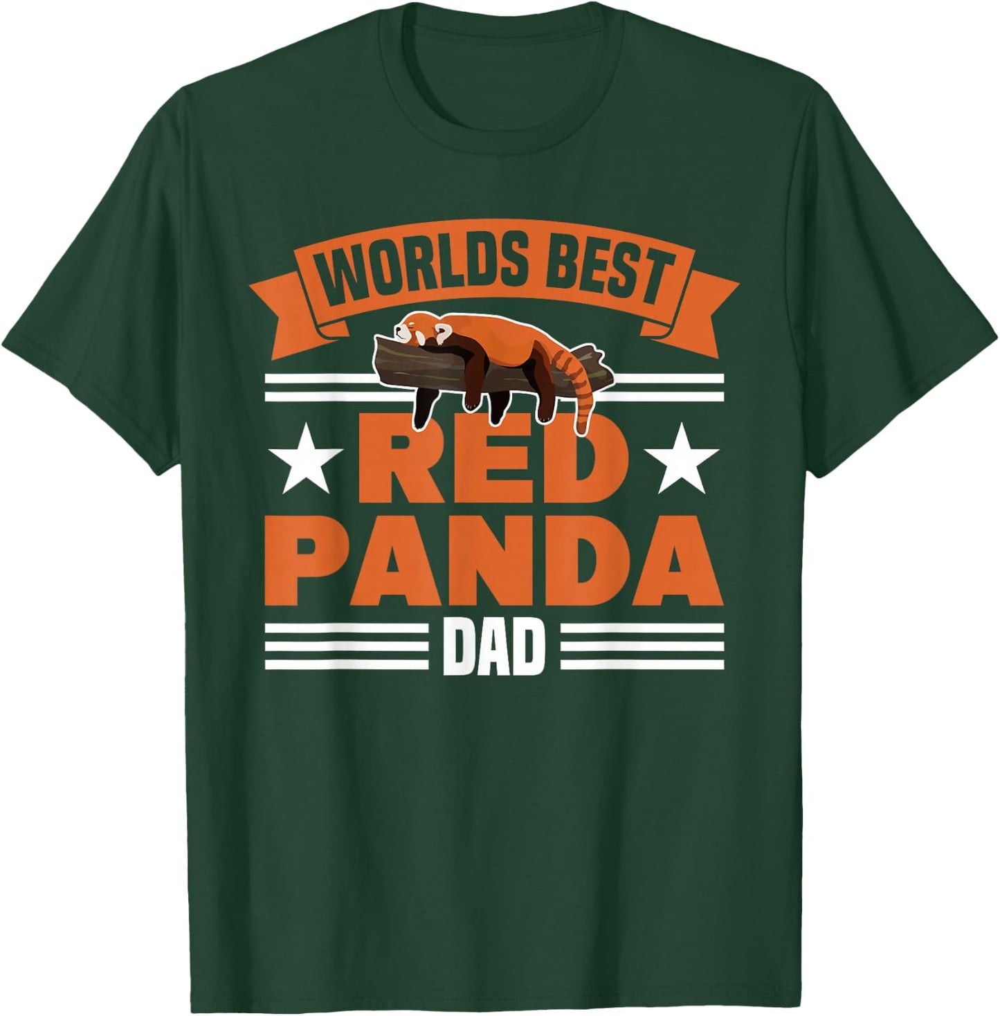 Zookeeper Worlds Best Red Panda Dad Red Panda Girl T-Shirt - T-Shirt | Forest