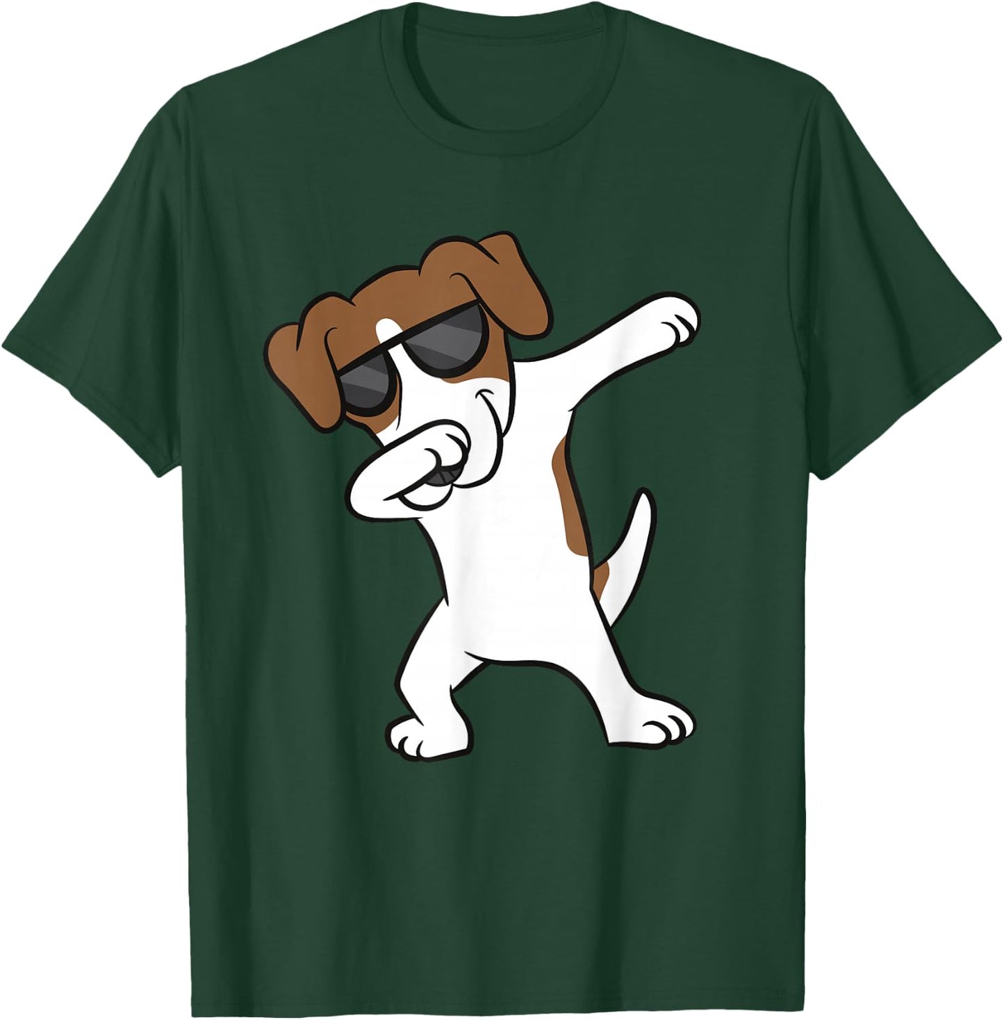 Jack Russell Dabbing Cute Jack Russell Love Jack Russells T-Shirt - T-Shirt | Forest