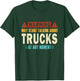 Warning May Talk About Trucks At Any Moment vintage Truckers T-Shirt - T-Shirt | Forest