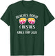 Girls Trip 2025 Girls Weekend Beaches Booze & Besties T-Shirt - T-Shirt | Forest