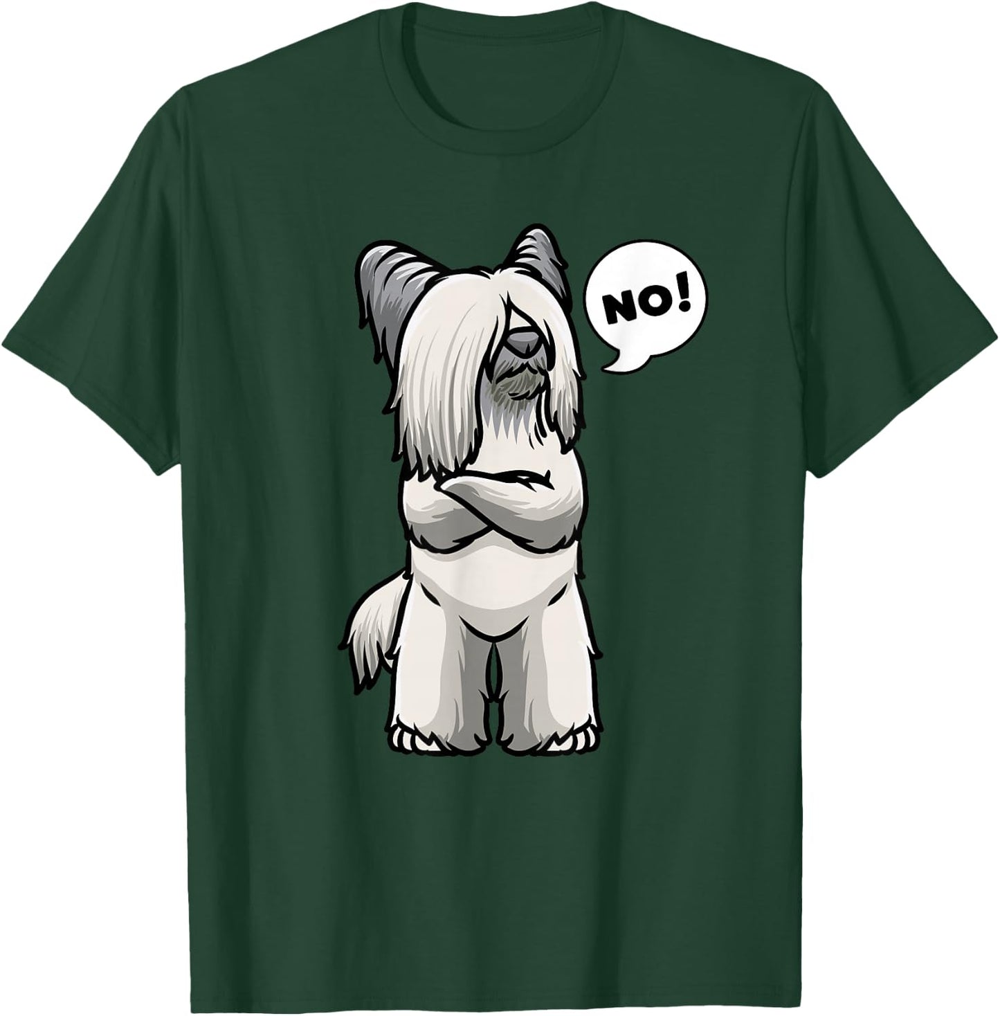 Skye Terrier Dog T-Shirt - T-Shirt | Forest