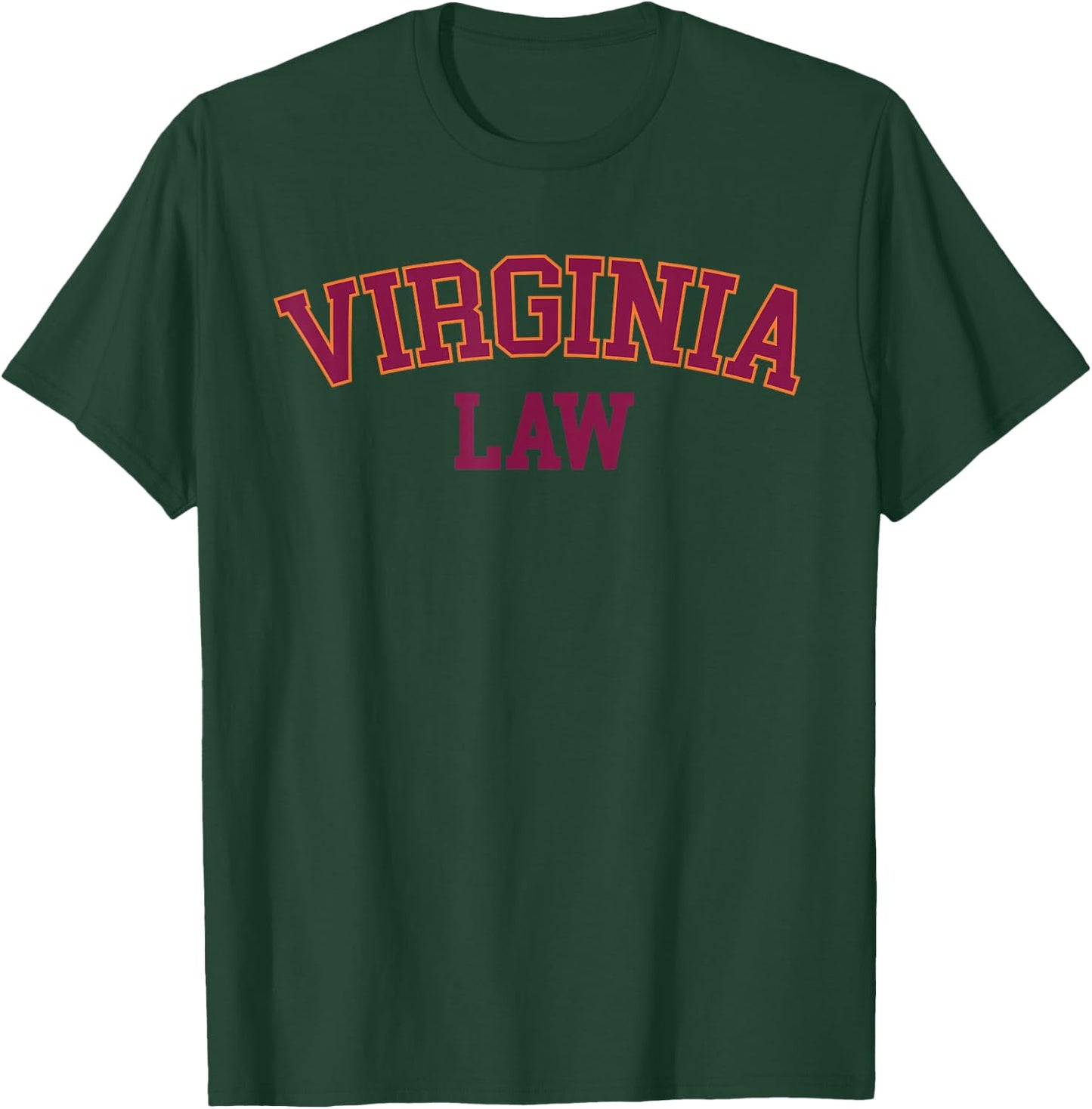Virginia Law, Virginia Bar Graduate Gift Attorney College T-Shirt - T-Shirt | Forest
