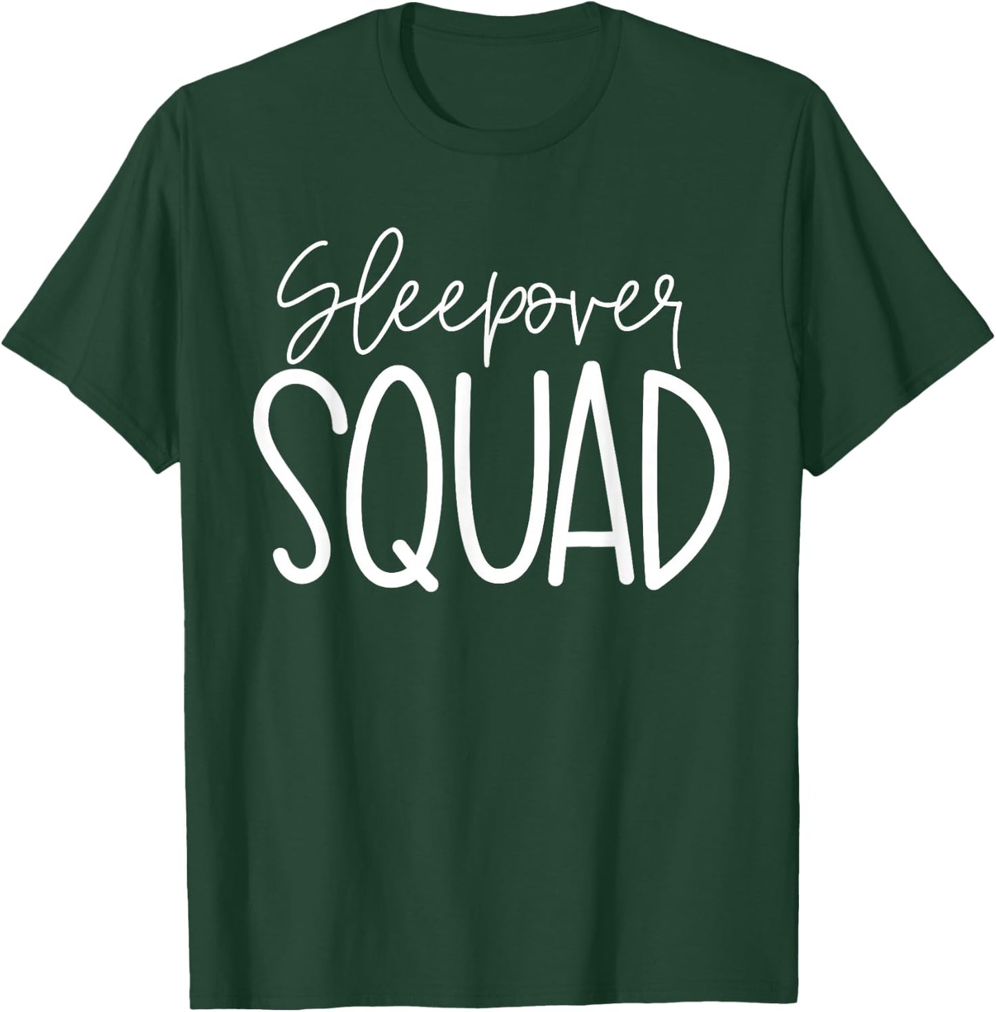 Sleepover Squad Slumber Party Crew Pajama BFF Bestie T-Shirt - T-Shirt | Forest