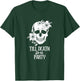 Bride or Die Skull Gothic Funny Till Death Do Us Party T-Shirt - T-Shirt | Forest