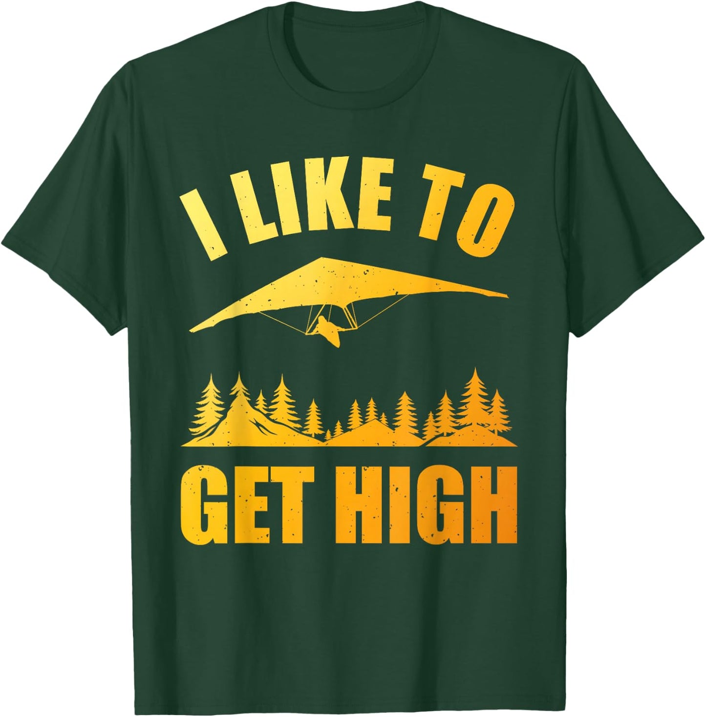 Cool Hang Glider Art Women Hang Glide Hang Gliding T-Shirt - T-Shirt | Forest