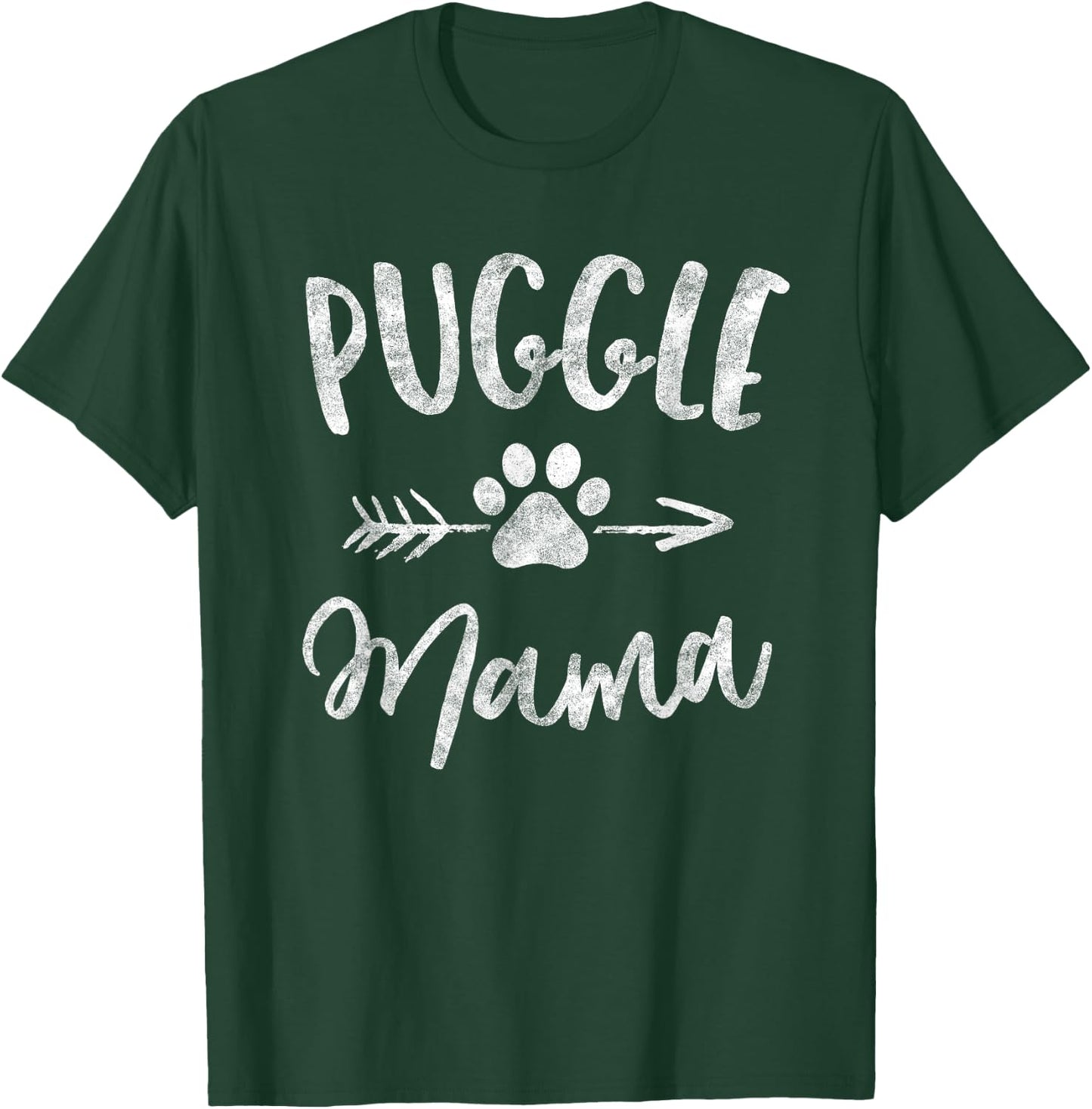 Puggle Mama Shirt Pug Beagle Lover Owner Gifts Dog Mom Men Women Kids T-Shirt - T-Shirt | Forest