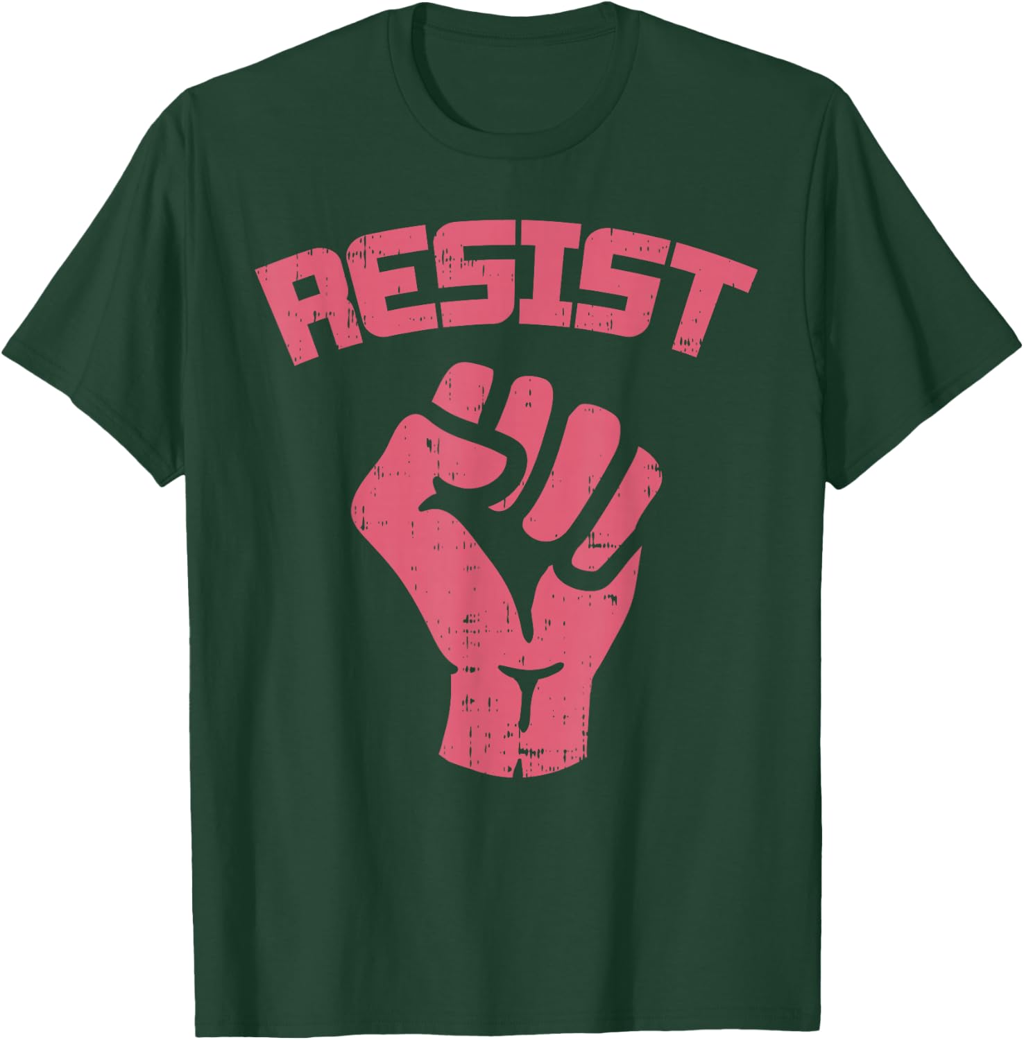 March Fist Resist Shirt Pink January 19 2019 T-Shirt - T-Shirt | Forest