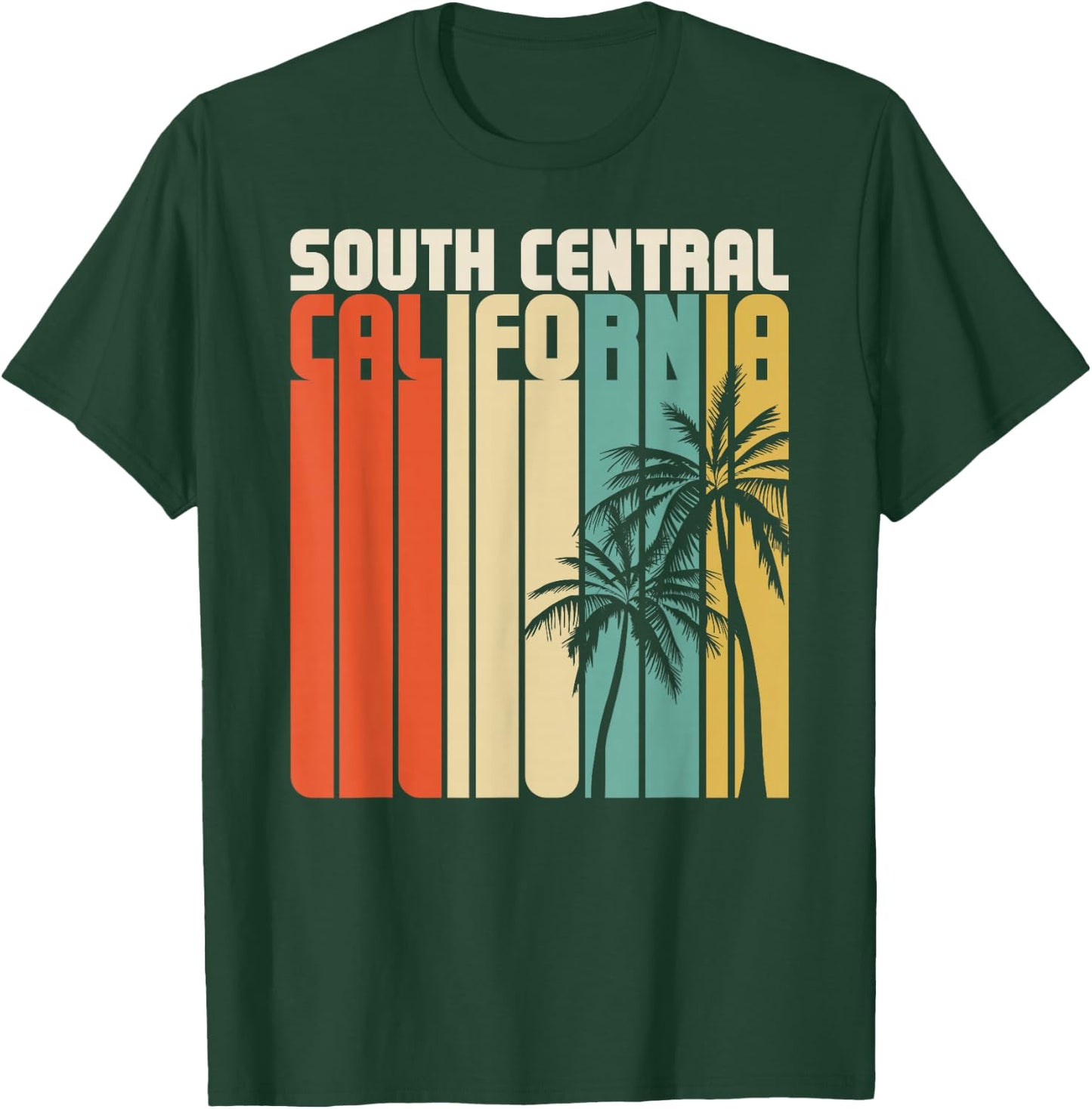 South Central Los Angeles Street LA Slauson Crenshaw 323 LA T-Shirt - T-Shirt | Forest