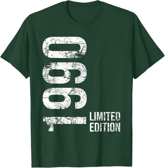 35th Birthday 35 Years Old Man Woman Vintage 1990 T-Shirt - T-Shirt | Forest
