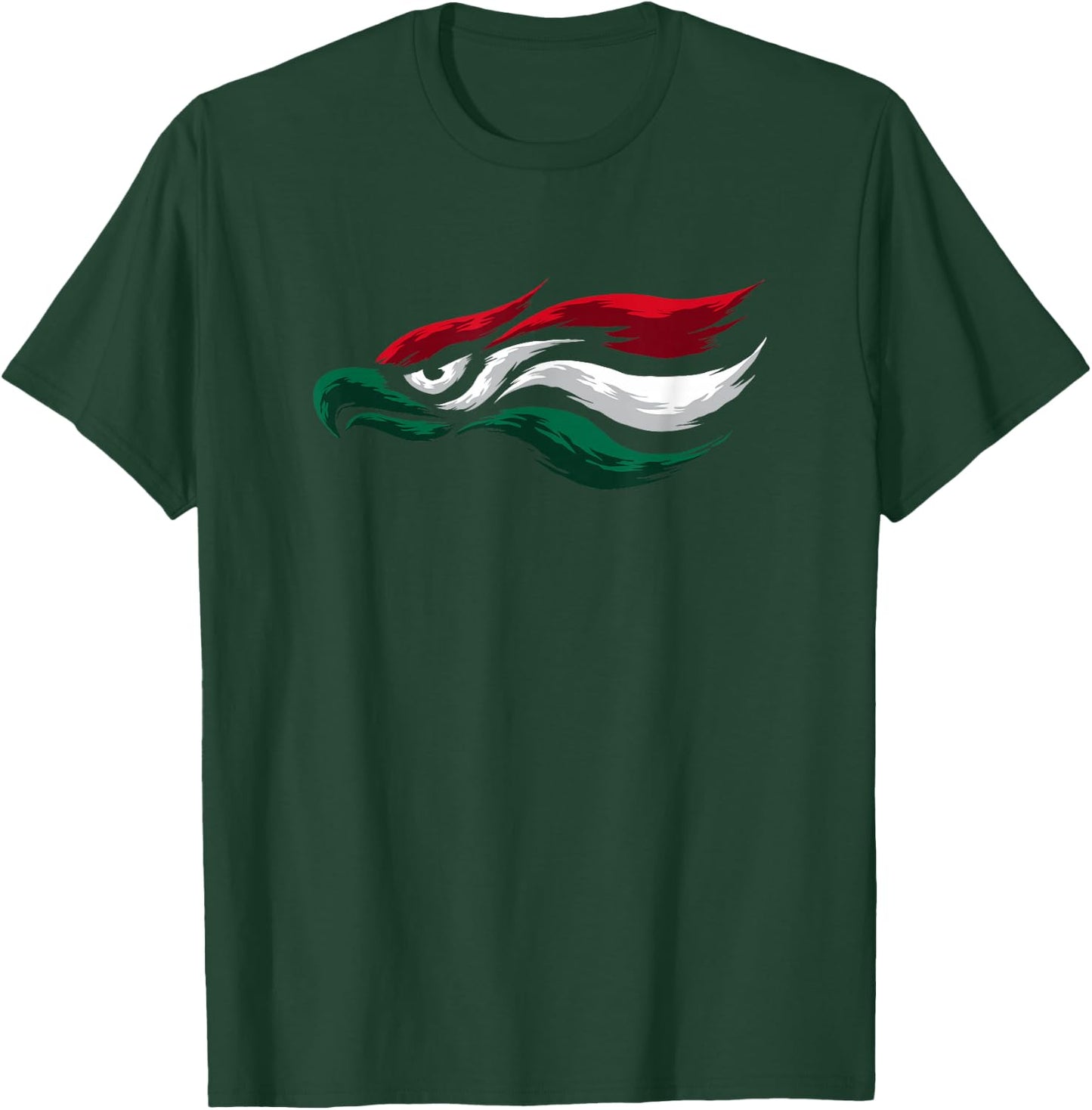 Mexican Eagle With Mexico Flag - Hecho En Mexico T-Shirt - T-Shirt | Forest