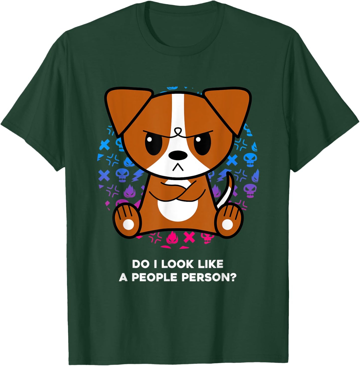 Do I Look Like A People Person Grumpy Jack Russell Terrier T-Shirt - T-Shirt | Forest