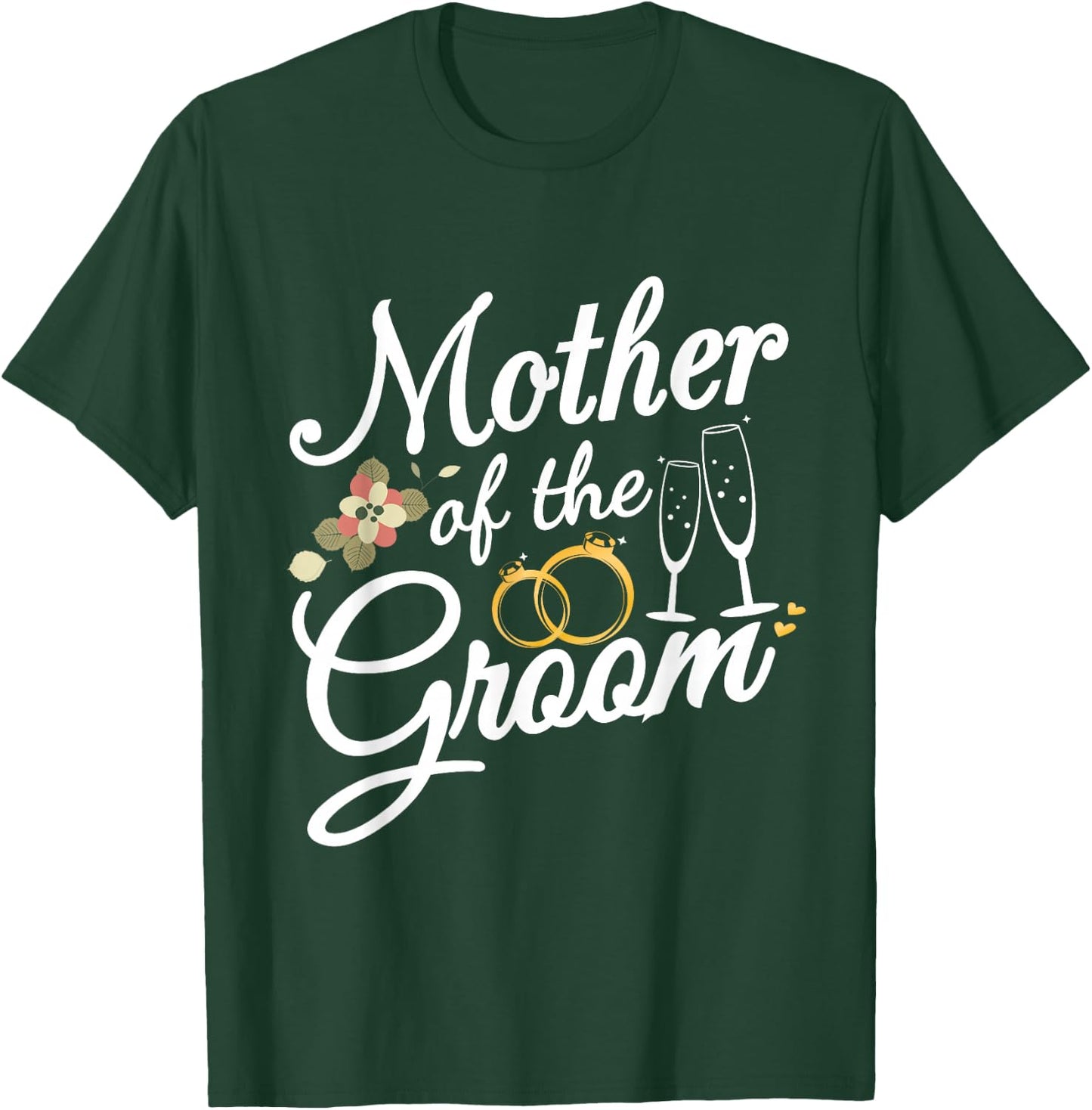 Mother of the Groom Wedding Rehearsal Bridal Party T-Shirt - T-Shirt | Forest