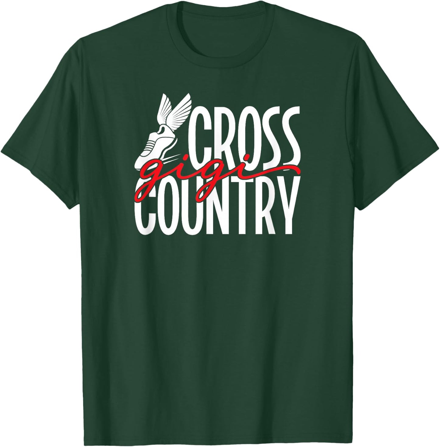 Cross Country Gigi Of A Cross Country Runner Gigi XC Gigi T-Shirt - T-Shirt | Forest