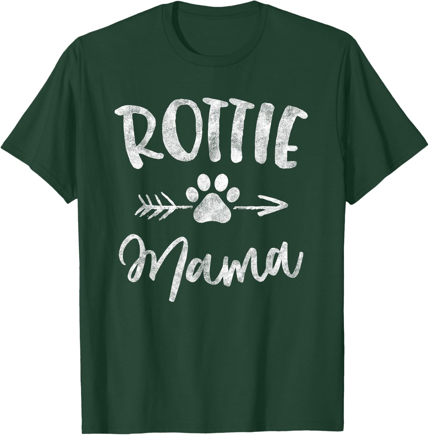 Rottie Mama Gifts Rottweiler Lover Owner Gifts Dog Mom Women Girls Kids T-Shirt - T-Shirt | Forest