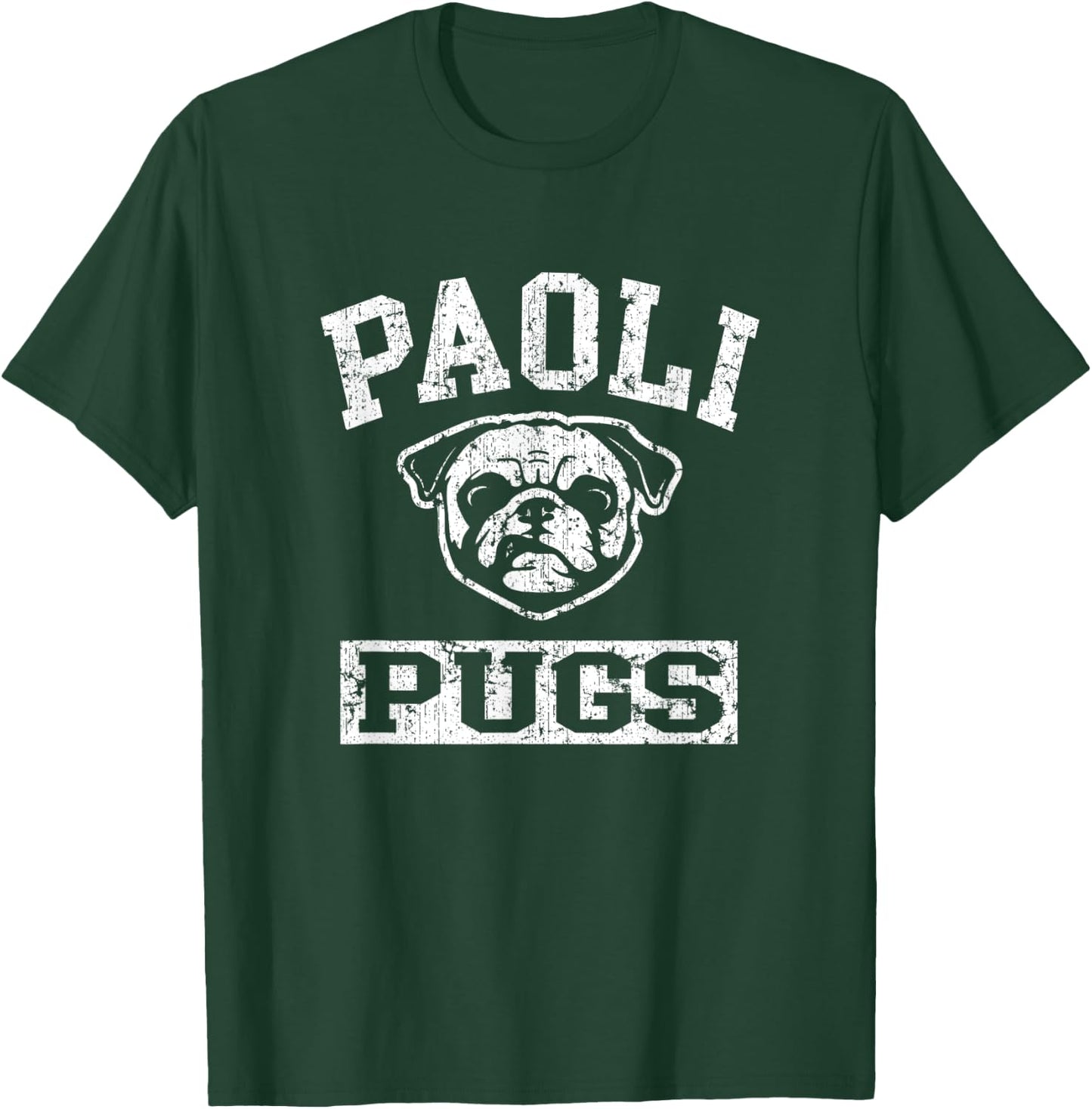 Paoli Pugs Vintage T-Shirt - T-Shirt | Forest
