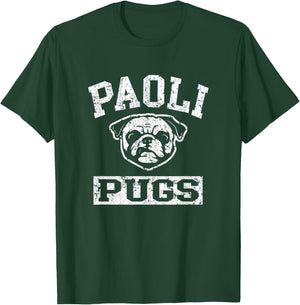 Paoli Pugs Vintage T-Shirt - T-Shirt | Forest