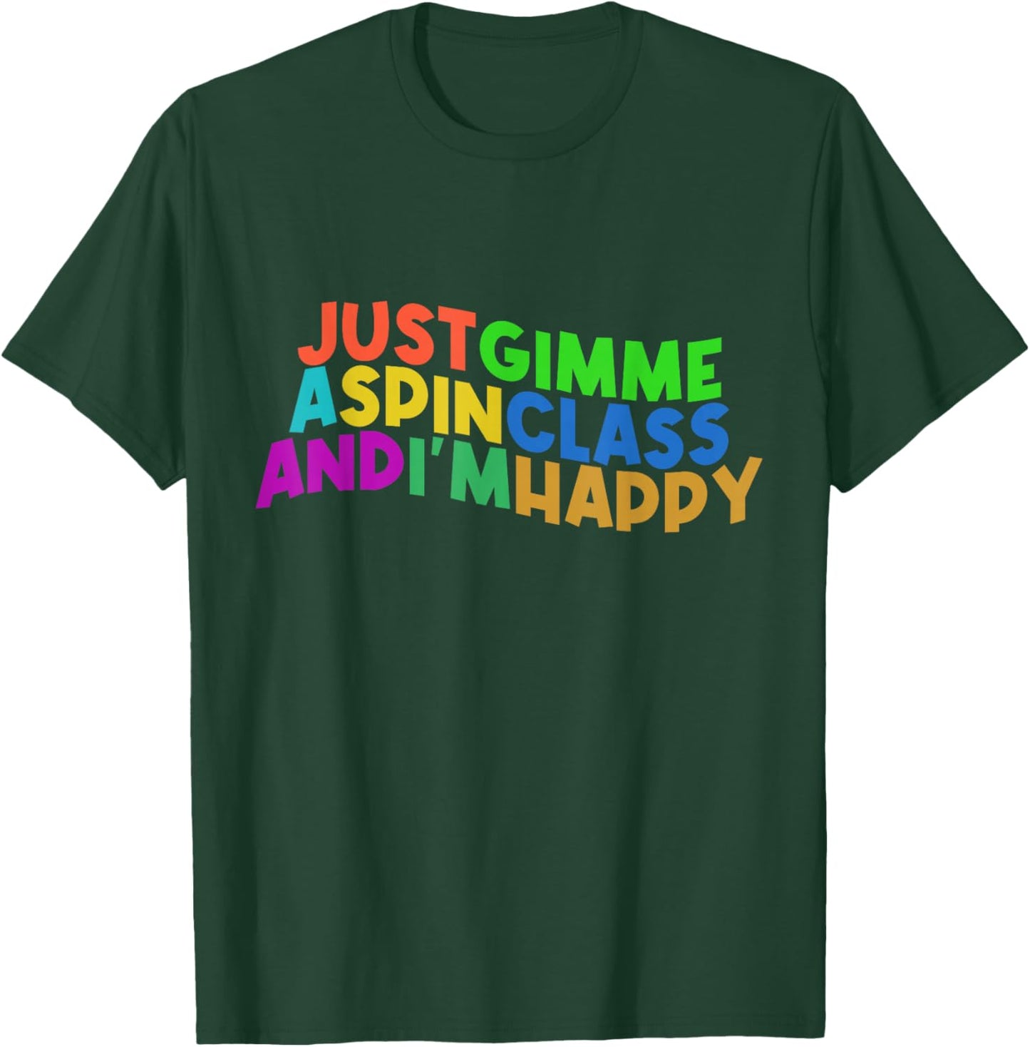 Spin Class Queen Funny Spinning Class Fitness Exercise T-Shirt - T-Shirt | Forest