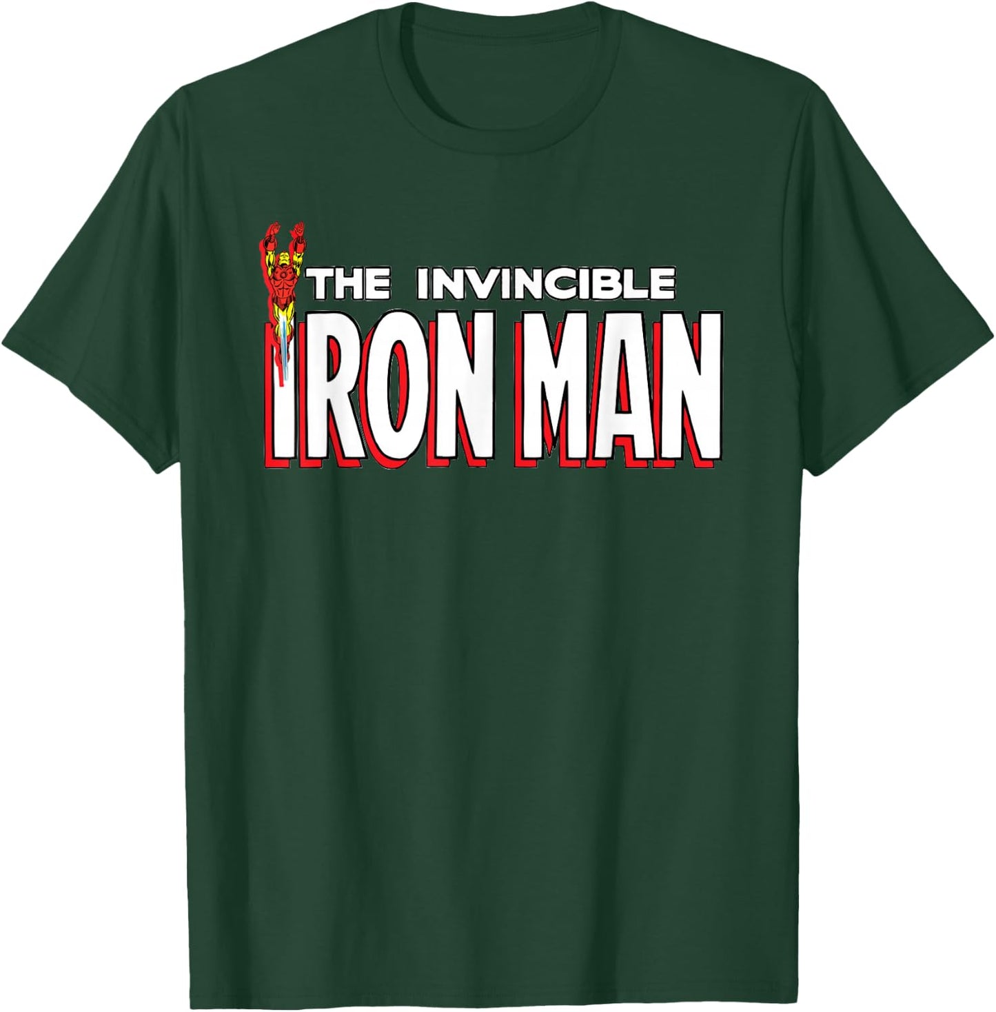 Marvel The Invincible Iron Man Retro Comic Book T-Shirt - T-Shirt | Forest