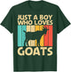 Cool Goat Design For Boys Kids Goat Farmer Farming Lovers T-Shirt - T-Shirt | Forest