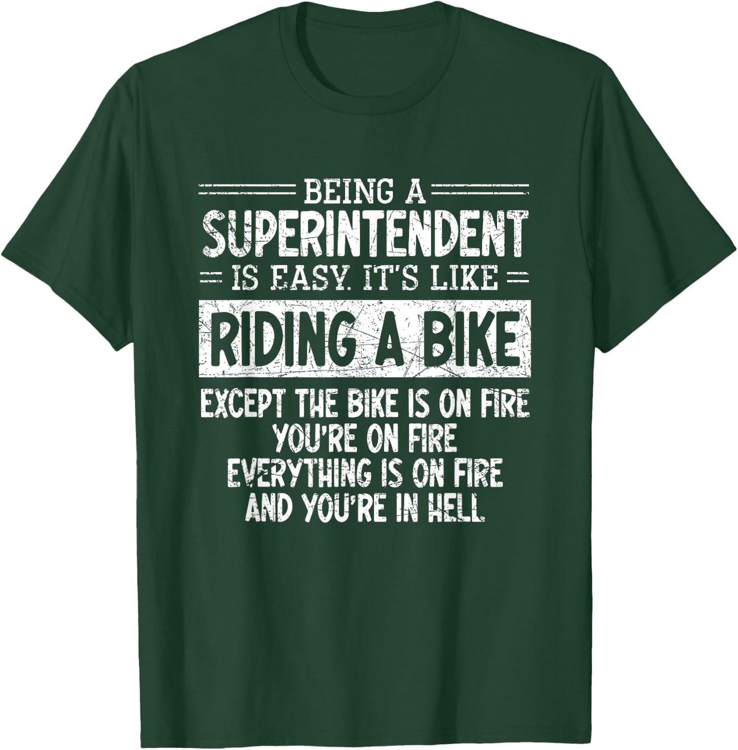 Superintendent – Controller Administrator Director Manager T-Shirt - T-Shirt | Forest