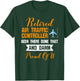 Funny Retired Air Traffic Controller Shirt -Damn Proud Of It T-Shirt - T-Shirt | Forest