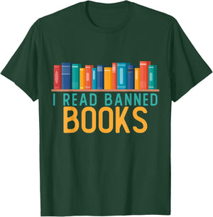 I Am With the Banned Books Shirts Funny I Read Banned Books T-Shirt - T-Shirt | Forest