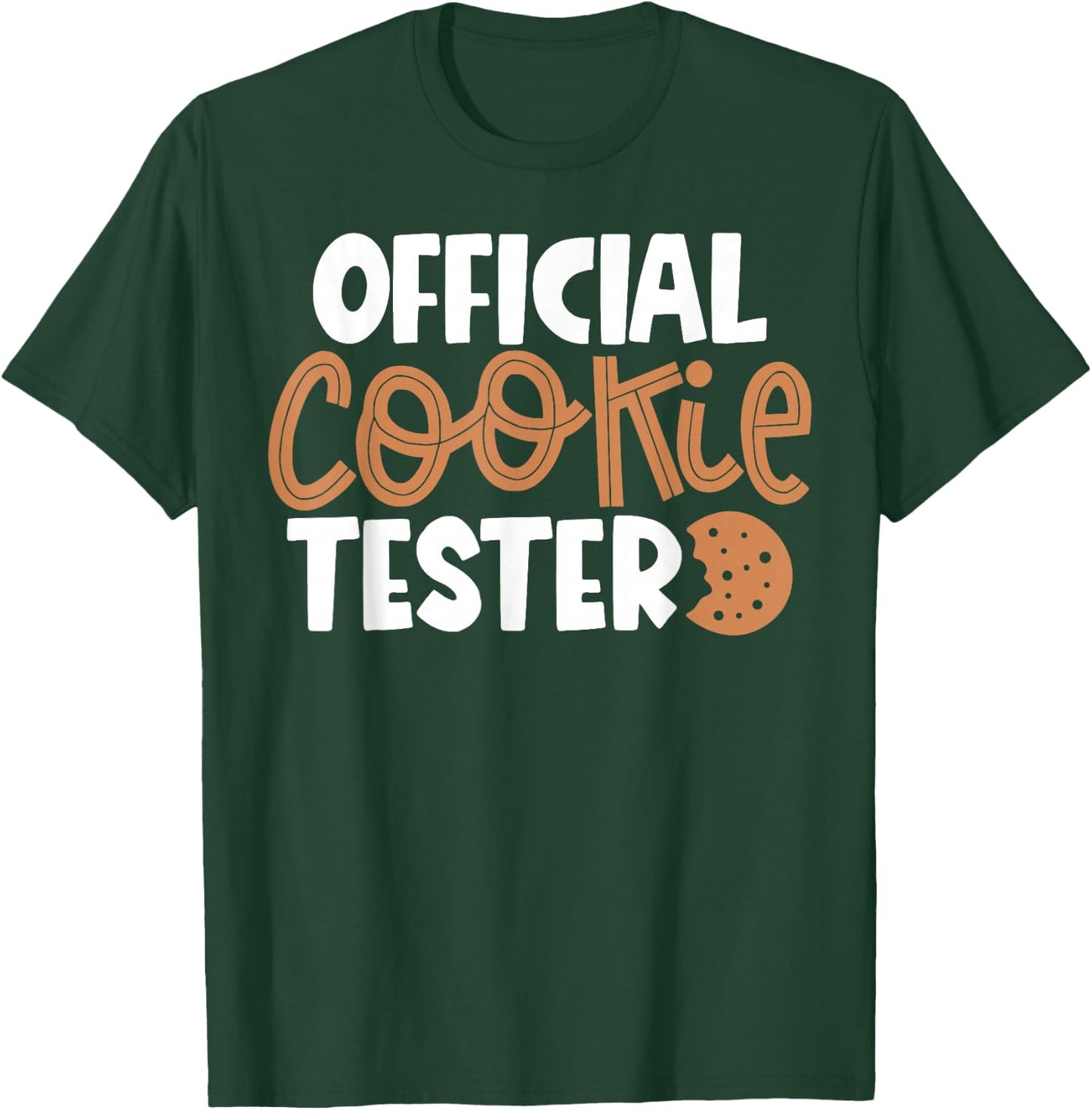 Official Cookie Tester Bakers Kids Toddler Xmas T-Shirt - T-Shirt | Forest