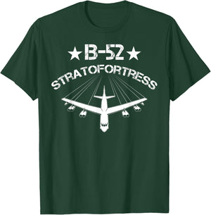 Cool B-52 Stratofortress | Funny US Bomber Air Force Gift T-Shirt - T-Shirt | Forest