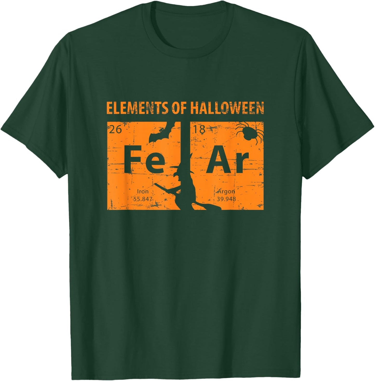 Elements of Halloween (Fear) Periodically T-Shirt - T-Shirt | Forest