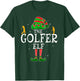 The Golfer Elf Group Matching Family Christmas Golf Funny T-Shirt - T-Shirt | Forest