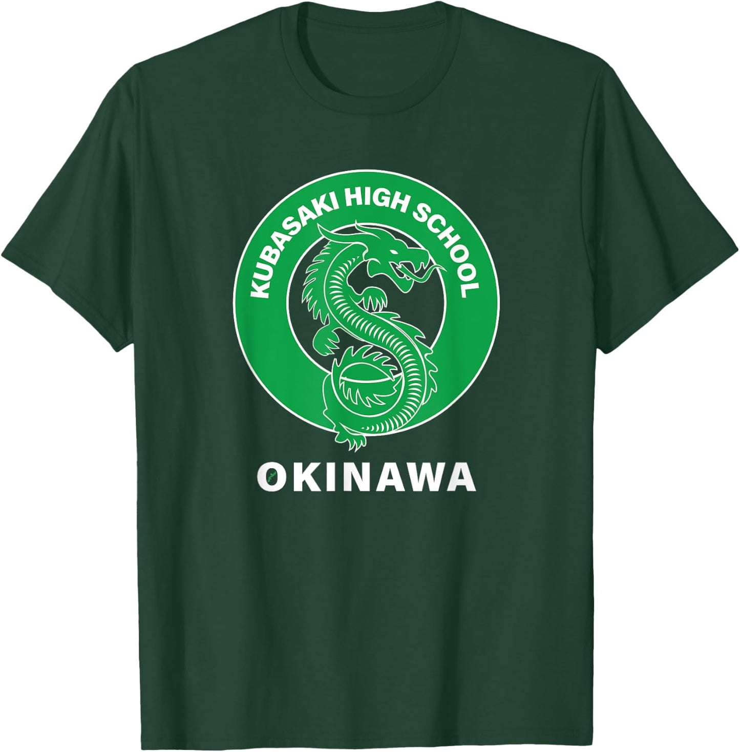 Kubasaki High Dragons Kubasaki Okinawa Island Okinawa Japan T-Shirt - T-Shirt | Forest