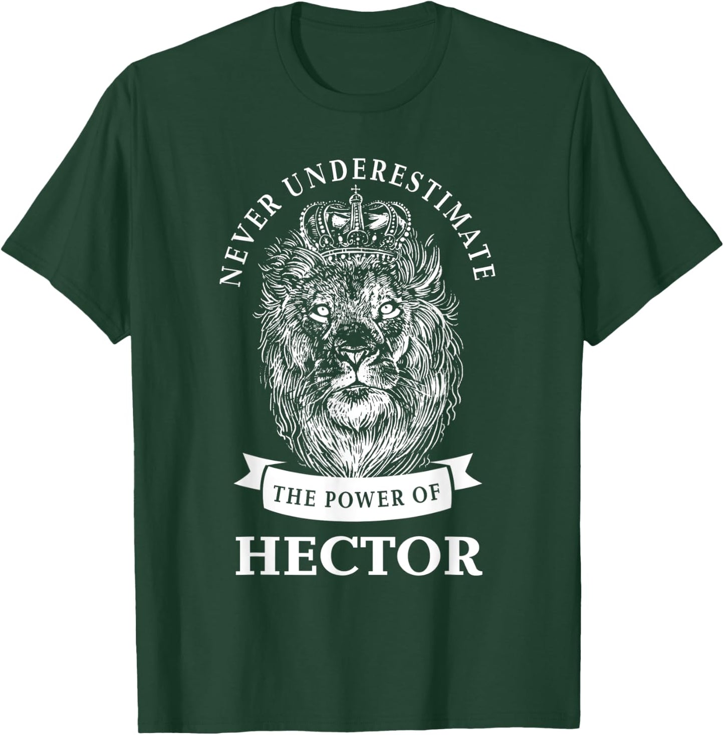 Hector Gift Name Lion T-Shirt - T-Shirt | Forest