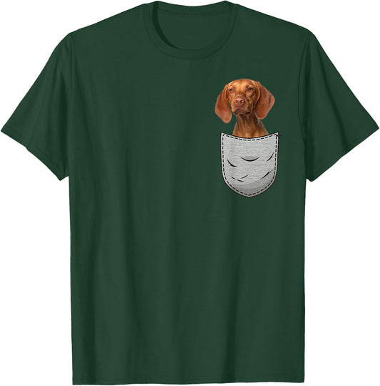 Magyar Vizsla Short Haired Hungarian Vorehand Dog T-Shirt - T-Shirt | Forest