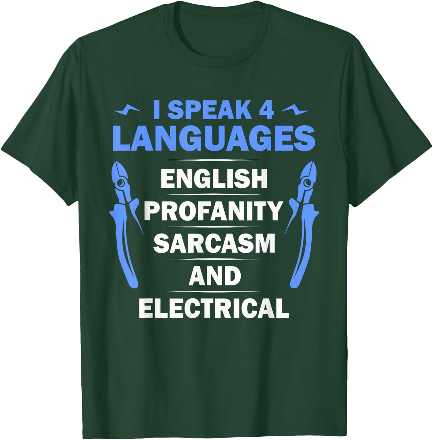 Funny Electrician Art Men Women Electrical Engineer Humor T-Shirt - T-Shirt | Forest