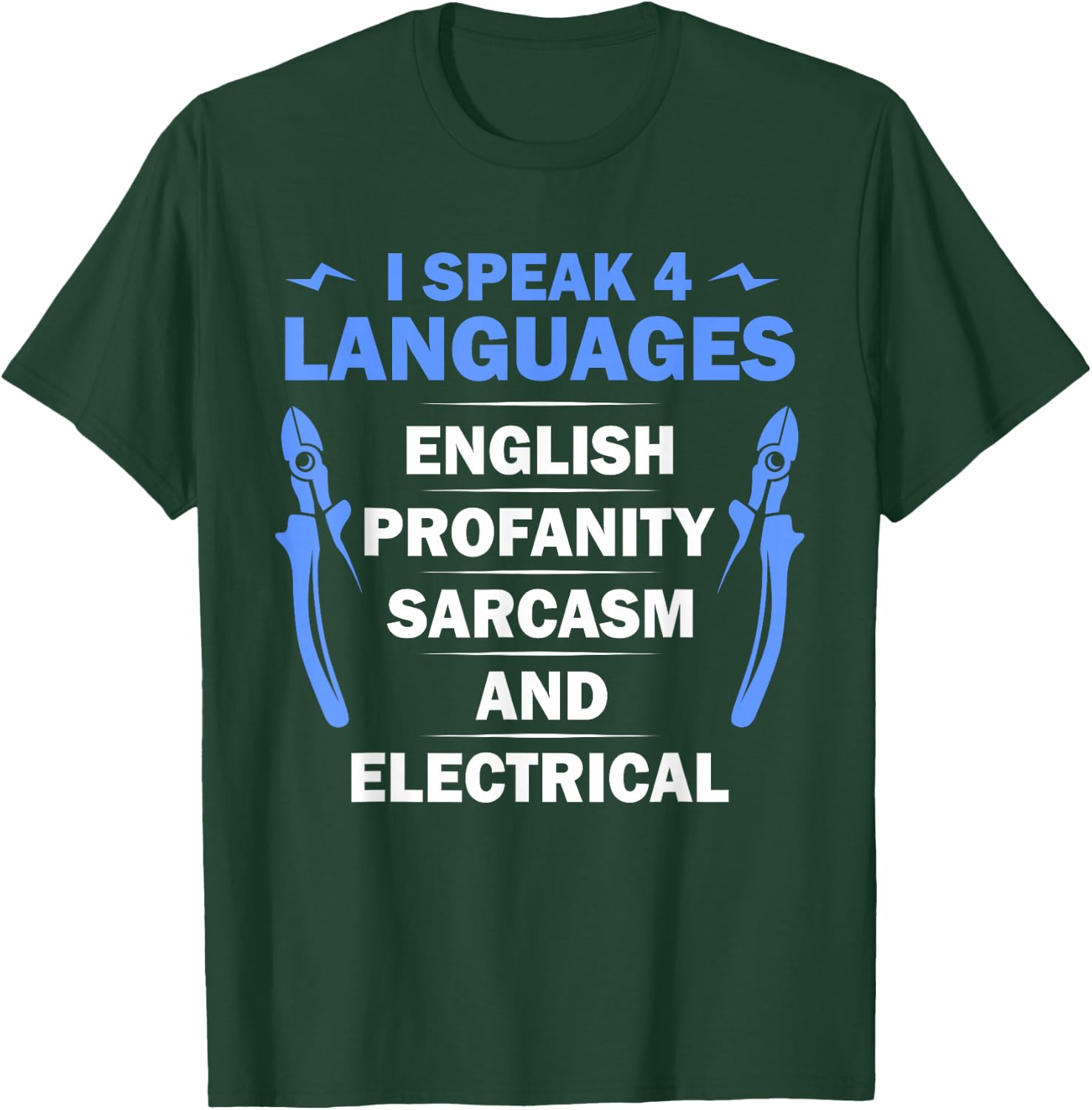 Funny Electrician Art Men Women Electrical Engineer Humor T-Shirt - T-Shirt | Forest