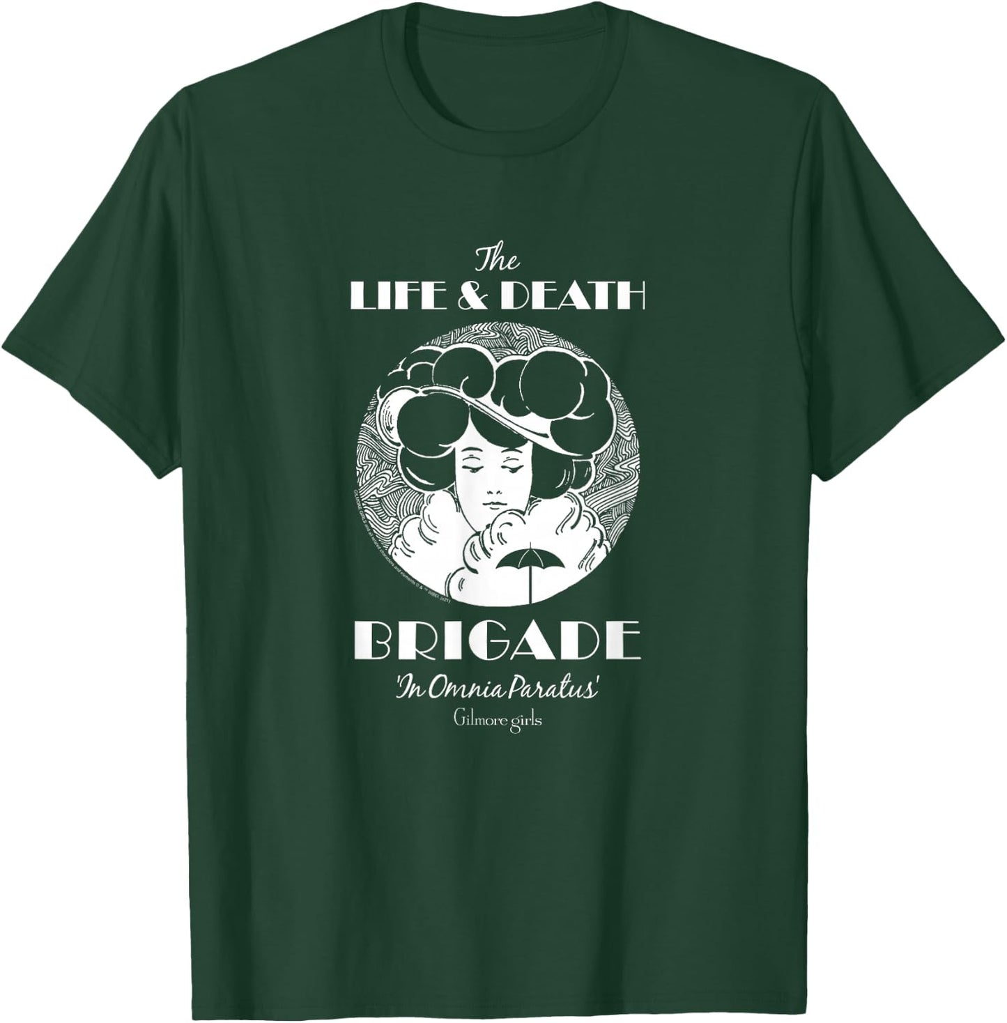 Gilmore Girls Life and Death Brigade Logo TV Show T-Shirt - T-Shirt | Forest