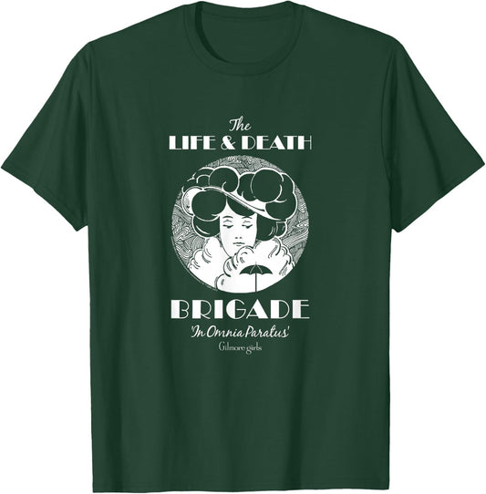 Gilmore Girls Life and Death Brigade Logo TV Show T-Shirt - T-Shirt | Forest
