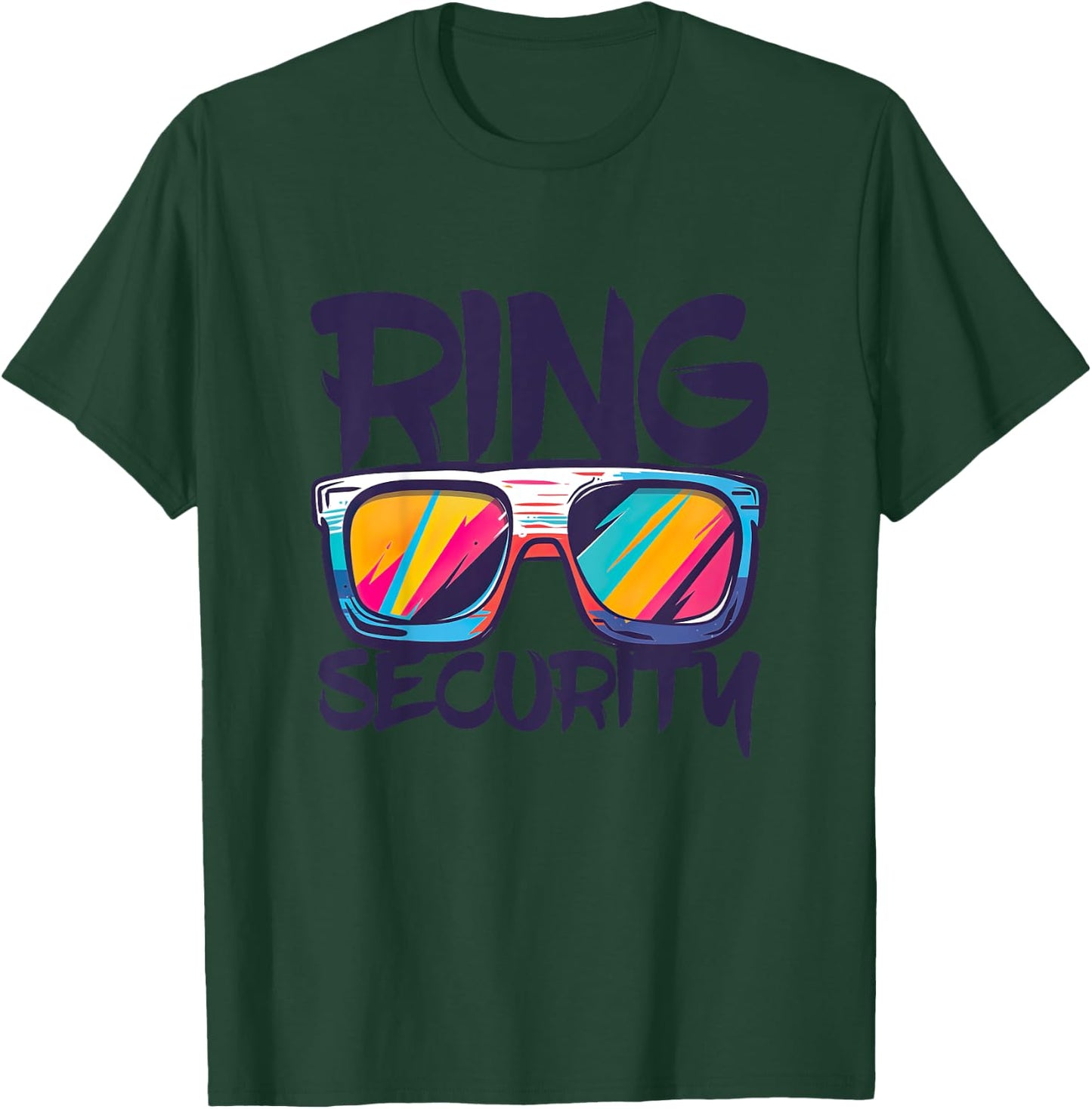 Kids Ring Security Shirt Kids Little Boys Ring Bearer T-Shirt - T-Shirt | Forest
