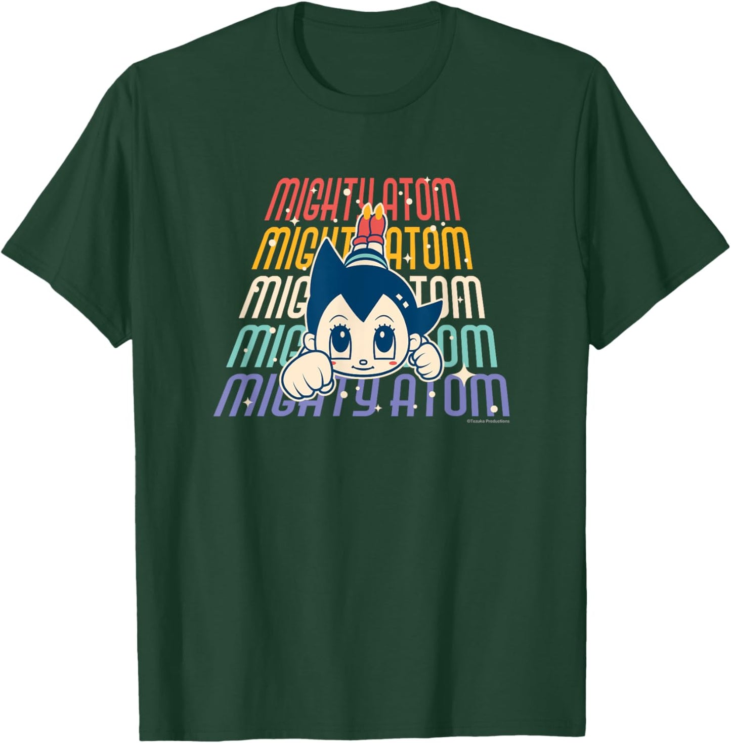 Astro Arm Atom Retro (Flying Atom) (C) Tezuka Productions T-Shirt - T-Shirt | Forest