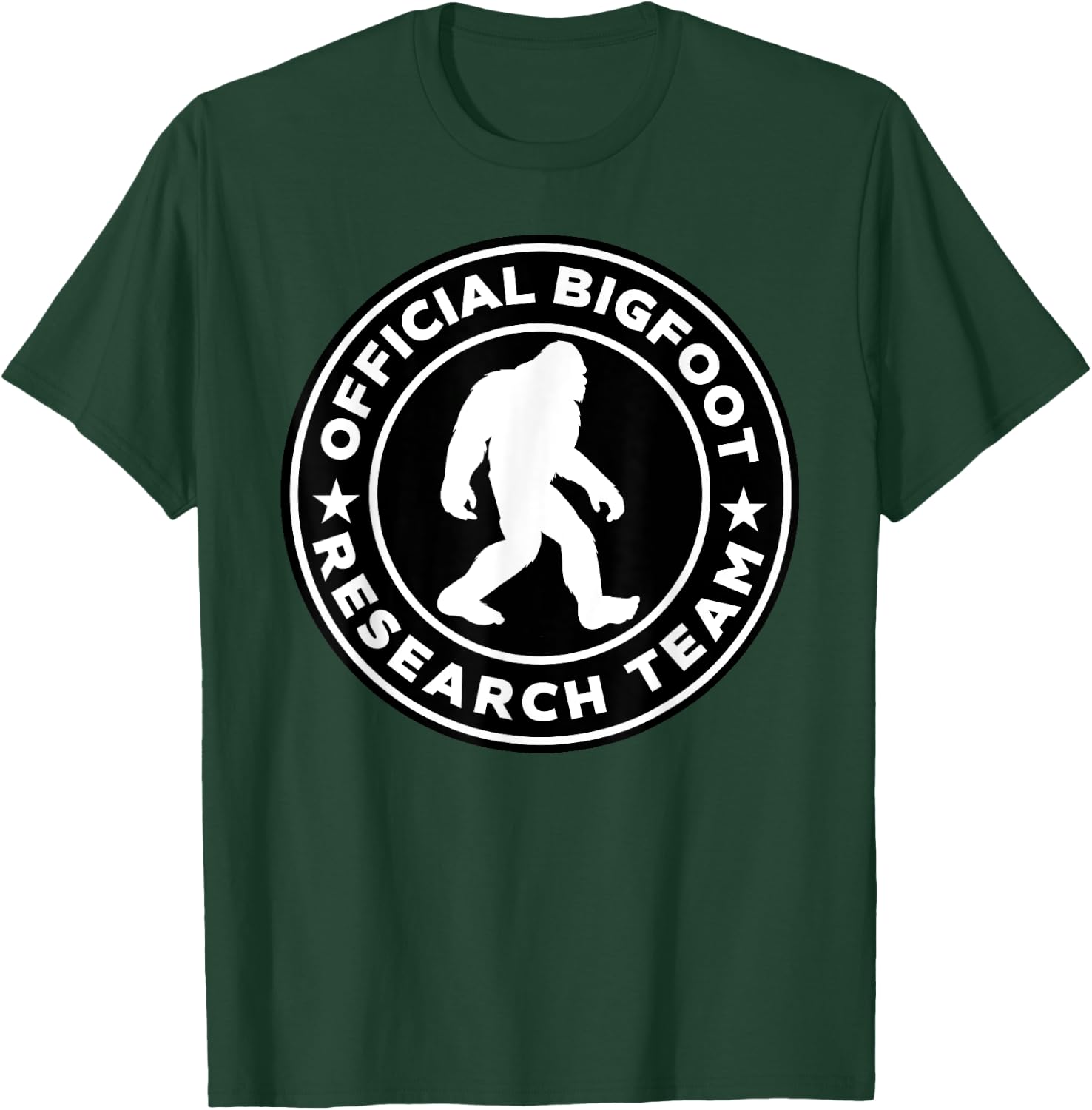 Miftees Halloween Official Bigfoot Research Team T-Shirt - T-Shirt | Forest