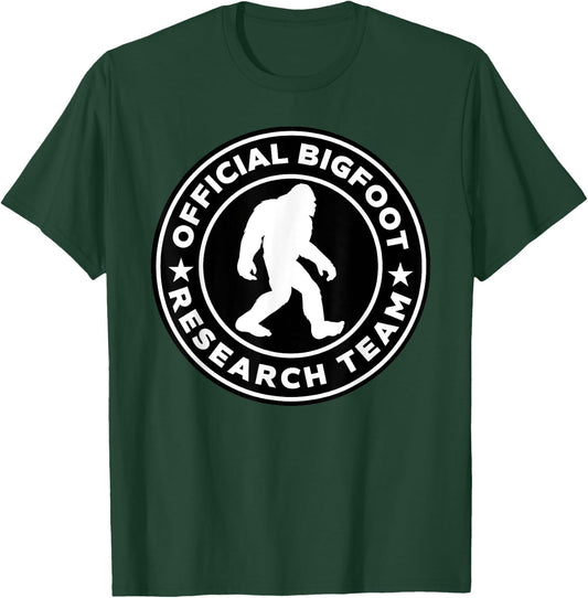 Miftees Halloween Official Bigfoot Research Team T-Shirt - T-Shirt | Forest