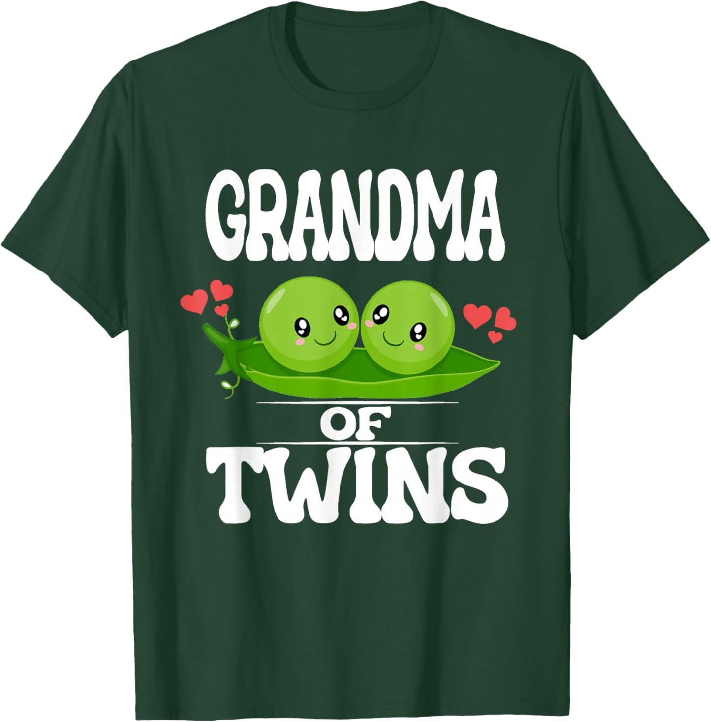 Grandma Of Twins Black Women's Classic Fit T-Shirt - T-Shirt | Forest