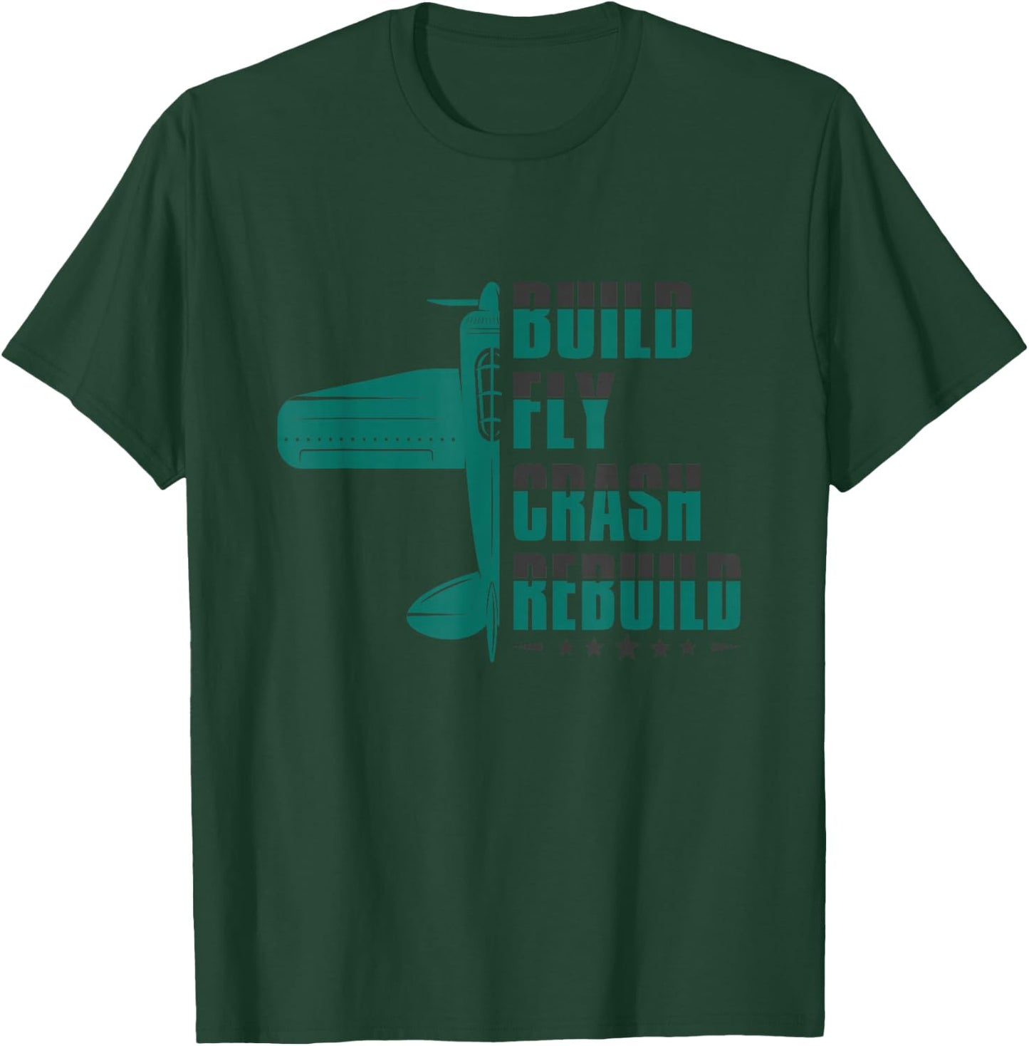 RC Test Pilot Model Plane Pilot Model Flight T-Shirt - T-Shirt | Forest