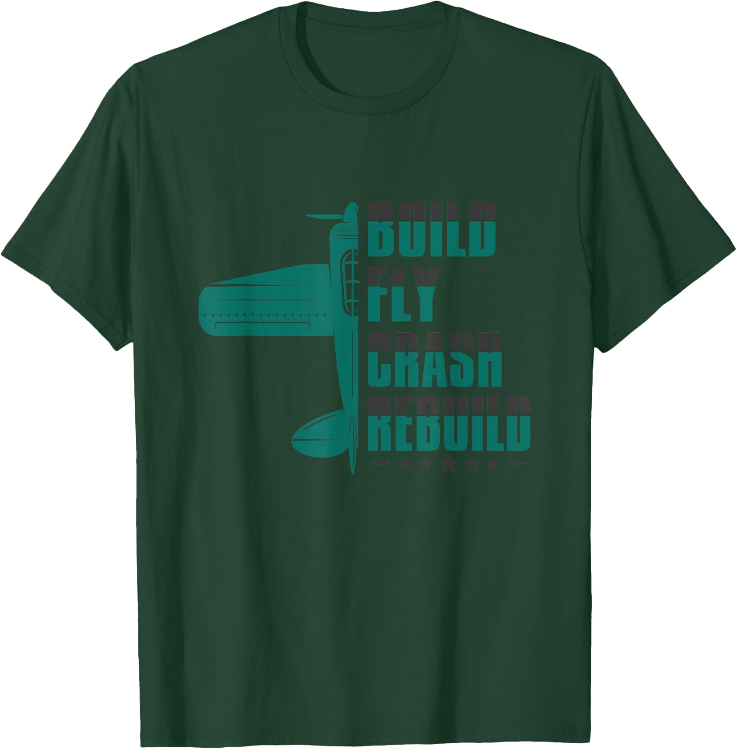 RC Test Pilot Model Plane Pilot Model Flight T-Shirt - T-Shirt | Forest