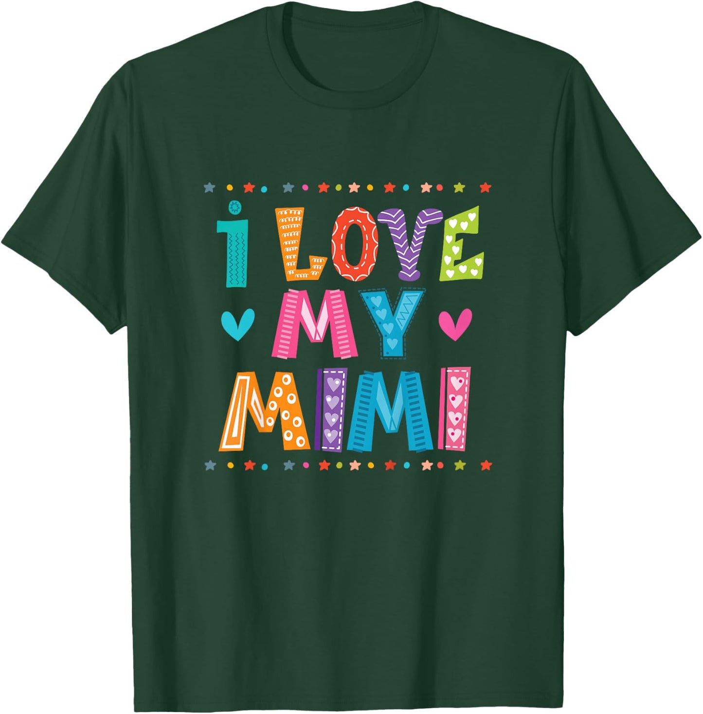 Granddaughter I Love My Mimi T-Shirt - T-Shirt | Forest