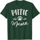 Pittie Mama Pitbull Lover Gifts Pit bull Dog Mom Mother Women Girls Kids T-Shirt - T-Shirt | Forest