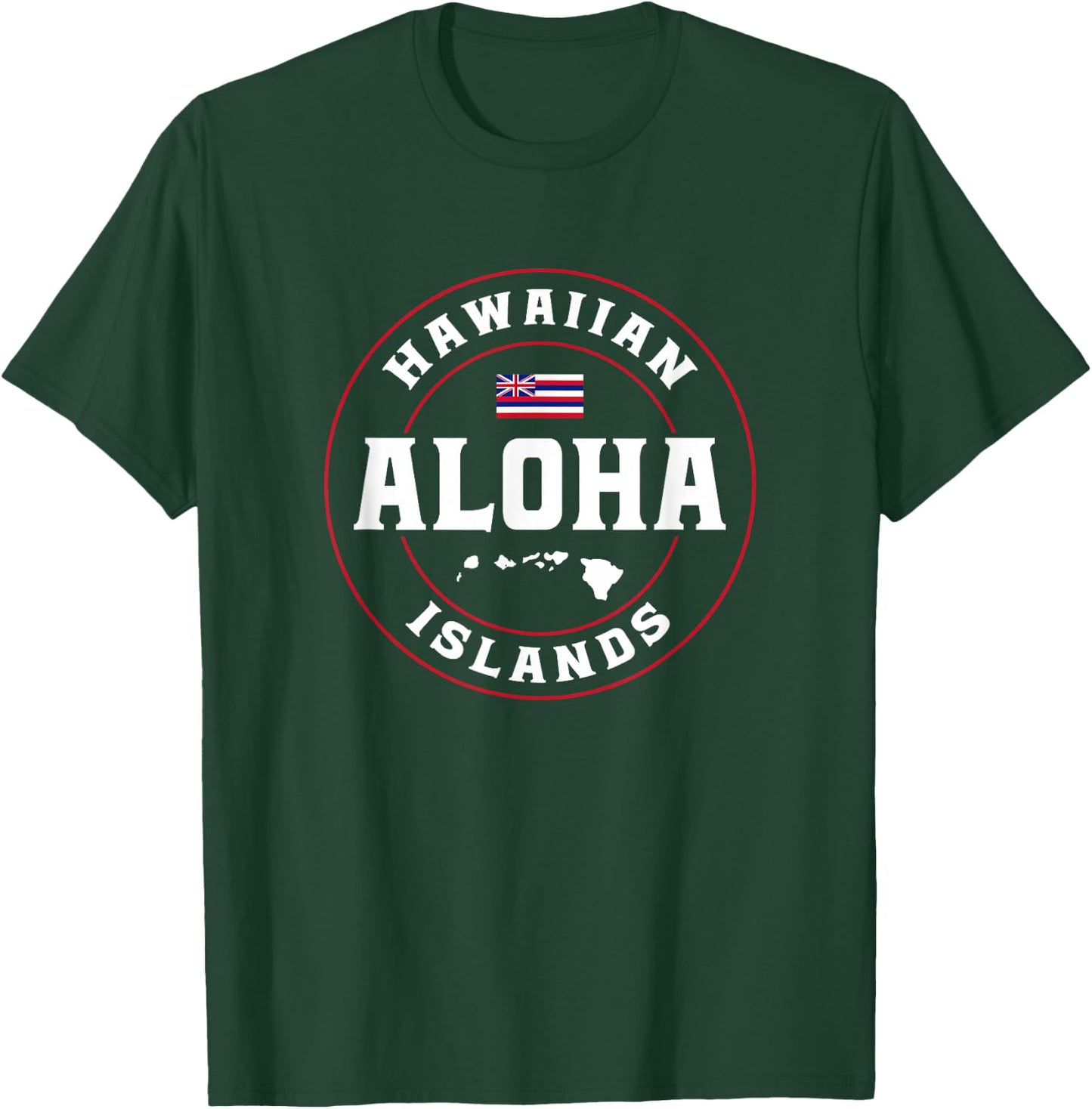 Aloha Hawaii from the island - Hawaii Flag Aloha Hawaiian T-Shirt - T-Shirt | Forest
