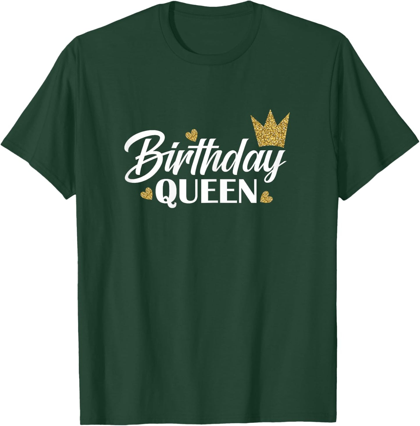 Birthday Queen , Black, Female X-Small T-Shirt - T-Shirt | Forest